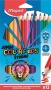 Színes ceruza készlet, háromszögletű, MAPED 'Jumbo Color`Peps Strong', 12 különböző szín
