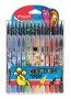 Filctoll és színes ceruza készlet, MAPED 'Color`Peps Monster' 12+15 különböző szín