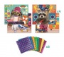 Mozaikos képkészítő készlet, MAPED CREATIV, Cool Animals, menő állatok