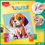 Számfestő készlet, MAPED CREATIV 'Paint by number', kutya és róka
