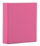 Gyűrűs könyv, panorámás, 4 gyűrű, 40 mm, A4, PP/karton, PANTA PLAST, rózsaszín