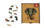 Puzzle, fa, A4, 90 darabos, PANTA PLAST 'Elephant'