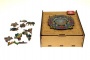 Puzzle, fa, A4, 100 darabos, PANTA PLAST Mandala Turtle