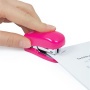 Tűzőgép, 24/6, 26/6, 12 lap, RAPESCO Bug Mini, pink