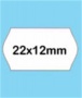 Árazószalag, visszaszedhető, 22x12 mm, BLITZ, fehér