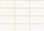 Etikett, 20x38 mm, 60 etikett/csomag