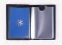 Igazolványtartó, álló, 10 betét lappal, PVC, Bővített személyi, női