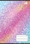 Füzet, tűzött, A5, vonalas, 32 lap, 3. osztály, COOL BY VICTORIA Magic Sparkle, 12-32