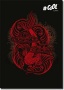 Füzet, tűzött, A4, sima, 96 lap, COOL BY VICTORIA, 'Spiritual tattoo'