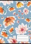 Füzet, tűzött, A5, vonalas, 32 lap, 4-8. osztály, COOL BY VICTORIA, Floral garden, 21-32