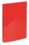 Gyűrűs könyv, 2 gyűrű, 25 mm, A4, PP, VIQUEL 'Propyglass', piros
