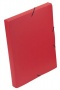 Gumis mappa, 30 mm, PP, A4, VIQUEL 'Essentiel', piros