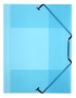 Gumis mappa, 15 mm, PP, A4, VIQUEL 'Propyglass', kék