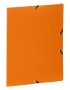 Gumis mappa, 15 mm, PP, A4, VIQUEL 'Essentiel', narancssárga