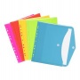 Irattartó tasak, A4, PP, patentos, VIQUEL 'Happy Fluo', vegyes