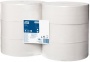 Toalettpapír, T1 rendszer, 1 rétegű, 26 cm átmérő, Universal, TORK Jumbo, fehér