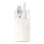 Szalvéta, 1/8 hajtogatott, 3 rétegű, 39,5x39 cm, TORK Soft Bon Appetit Cutlery Pocket, decor