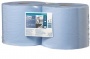 Törlőpapír, tekercses, 26 cm átmérő, W1/W2 rendszer, 2 rétegű, TORK 'Plusz', kék