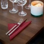 Szalvéta, 1/4 hajtogatott, 3 rétegű, 32,5x32,8 cm, Advanced, TORK Soft Lunch, bordó
