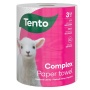 Háztartási papírtörlő, tekercses, 3 rétegű, 220 lap, TENTO Complex, fehér