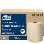 Kéztörlő, tekercses, 2 rétegű, H1 rendszer, Advanced, TORK Matic, natúr