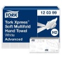Kéztörlő, Interfold, 2 réteg, 136 lap, H2 rendszer, Advanced, TORK Xpress Soft Multifold, fehér