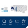Toalettpapír, belsőmag nélküli, T7 rendszer, 2 rétegű, 13,1 cm átmérő, Advanced, TORK OptiServe, fehér