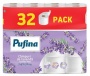 Toalettpapír, 3 rétegű, kistekercses, 32 tekercs, PUFINA 'Lavender Fields', levendula illattal