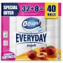 Toalettpapír, 3 rétegű, kistekercses, 32+8 tekercs, OOOPS 'Everyday', barack