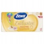 Toalettpapír, 4 rétegű, kistekercses, 8 tekercs, ZEWA 'Exclusive', almond blossom