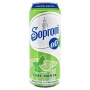 Alkoholmentes sör, 0,5 l, dobozos, SOPRONI '0.0%', lime-menta