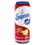 Alkoholmentes sör, 0,5 l, dobozos, SOPRONI '0.0%', meggy-citrom