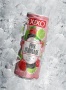 Üdítőital, szénsavas, 250 ml, XIXO 'Pink Lemonade', eper és lime