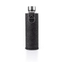 Kulacs, 750 ml, üveg, EQUA 'Mismatch Silver'