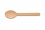 Evőkanál, fa, egyszer használatos, 16 cm, 100 db