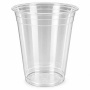 Műanyag shaker és koktélos pohár, 3 dl, 50 db, víztiszta