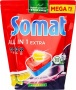Mosogatógéptabletta, 75 db, SOMAT 'All in 1 Extra', Lemon&Lime