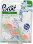 WC tisztító blokk, 2 fázisú, 45 g, 'Brait Hygiene and fresh', fenyő