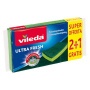 Súrolószivacs, 2+1 db, VILEDA 'Ultra Fresh', zöld