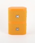 Hangszóró, hordozható, 5W, 2 db, KODAK Soundbrix, narancssárga