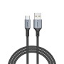 USB kábel, USB-A - USB-C, 1,2m, VERBATIM, fekete