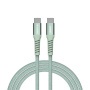 USB kábel, USB-C - USB-C, 1,2 m, 100W, mágneses, VERBATIM, zöld