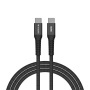 USB kábel, USB-C - USB-C, 1,2 m, 60W, mágneses, VERBATIM, fekete