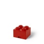 Tárolódoboz, fiókos, LEGO Brick, piros