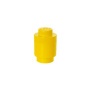 Tárolódoboz, henger, LEGO, sárga
