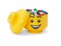 Tárolódoboz, fej, kicsi, LEGO, Happy Boy