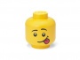 Tárolódoboz, fej, kicsi, LEGO, Silly