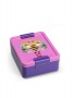 Uzsonnás doboz, LEGO 'Bee', lila-rózsaszín-mintás