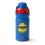 Kulacs, 390 ml, LEGO 'Classic', kék-piros-mintás