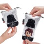 Tolltartó, cipzáras, pop-up, LEGO Star Wars Darth Vader/Anakin, szürke-fekete-mintás